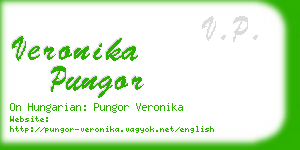 veronika pungor business card